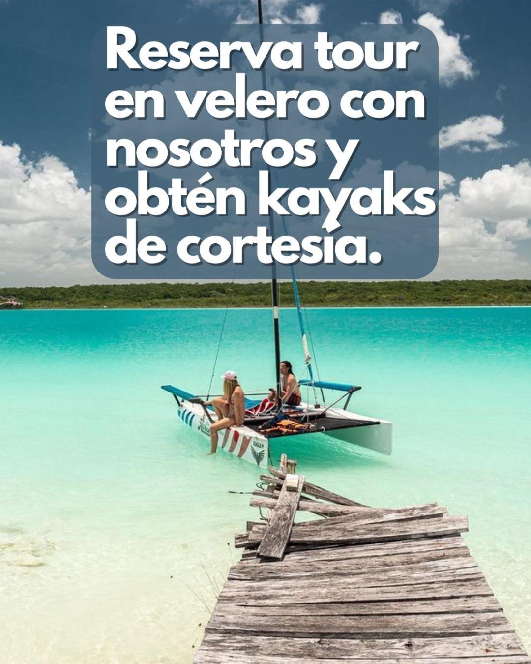 Tortuga Bacalar Bed and Breakfast Esterno foto